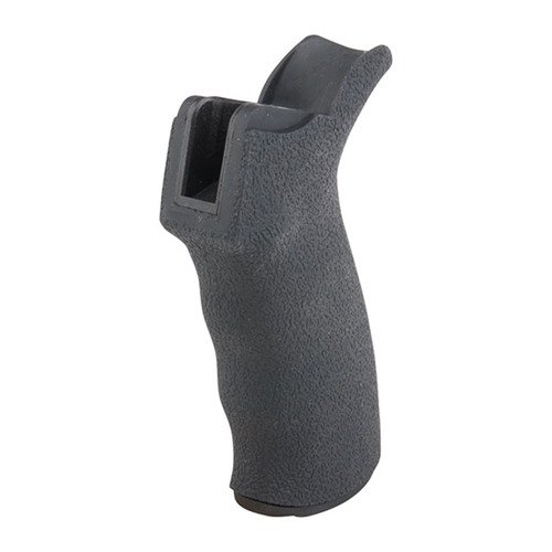 Ergo Grip-SureGrip® erbjuder en ergonomisk design med fingergrooves och överlägsen textur för bättre grepp och komfort, perfekt för både .556 och .308 AR/M4.