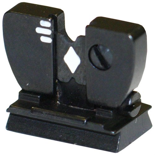 RIFLE NO. 69WH från MARBLE ARMS har en stark fjäder som säkrar sikten i upp- eller nedfällt läge och erbjuder val mellan "U" eller "V" notch.