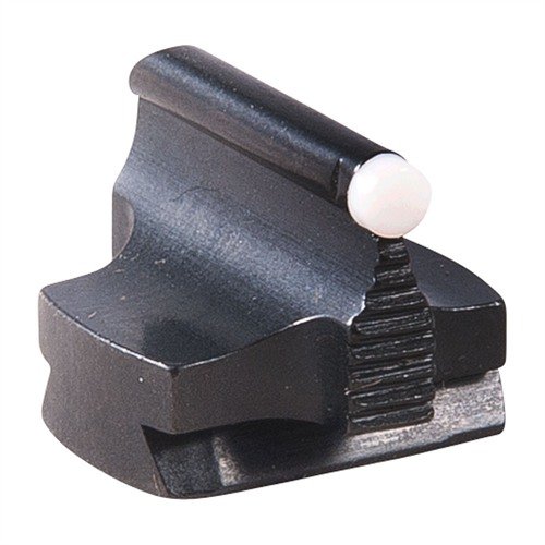 Precisiontillverkade sikten i stål med blästrad finish, perfekt för gevär med rundade baser och olika bead-alternativ för optimal precision.