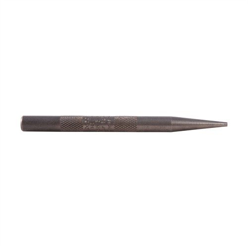 Använd SINGLE STARTING PUNCHES för att enkelt lossa fastsittande stift utan att skada verktyg eller vapen. Tillverkade av verktygsstål med räfflad kropp.
