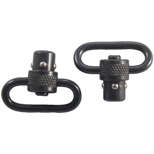UNCLE MIKE'S QUICK DETACH 100 SLING SWIVEL erbjuder en säker och snabb fästning för nästan alla bolt action gevär, utan skruv och med en smidig bas.