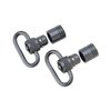 UNCLE MIKE'S QUICK DETACH 100 SLING SWIVEL gör det enkelt att fästa och ta bort selen med en dold knapp, passar nästan alla bolt action gevär och lämnar en slät bas.