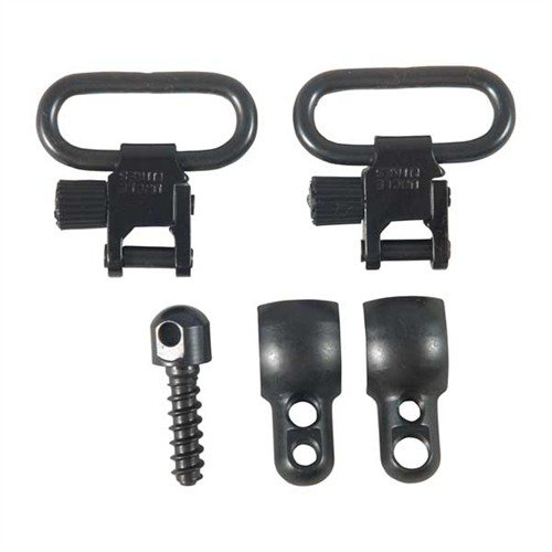 QUICK DETACH SWIVELS erbjuder snabb och säker montering med positiv låsning, passar Marlin och många hagelgevär, inklusive 1" Super Swivels.
