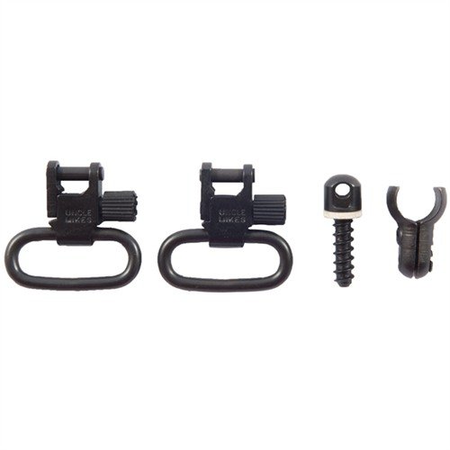 Snabbkoppling och positiv låsning gör dessa QUICK DETACH SWIVELS till branschstandard. Passar Marlin och många hagelgevär, inklusive 1" Super Swivels.