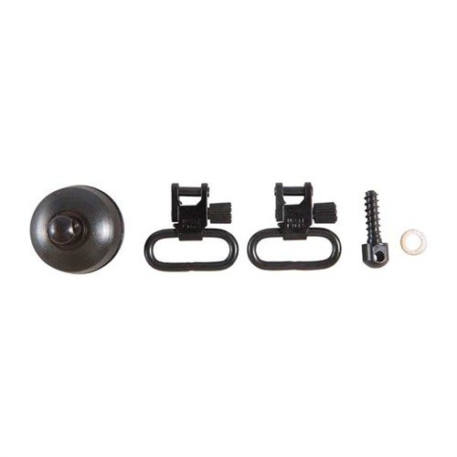 Lägg till sling swivels på pump och semi-auto hagelgevär utan att ändra på vapnet. Enkel installation med fabrikstillverkad magasinlock och QD sling swivels.