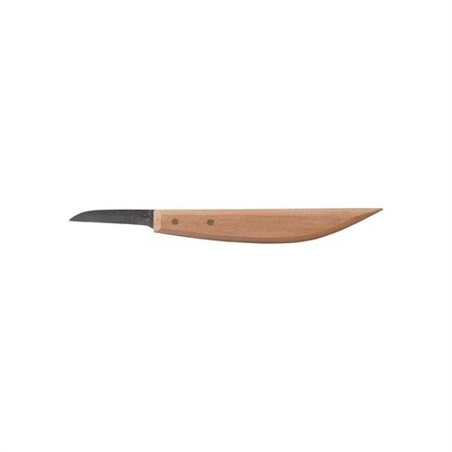 R. MURPHY COMPANYs HAND CARVING KNIFE är en liten, 1-3/8" rakkniv med en slimmad, konturerad handtag för exakt och kontrollerad skärning.