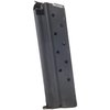 Hållbara och högkvalitativa 1911 9MM MAGAZINES i blued carbon steel eller rostfritt stål, med avtagbar bas och säker orange nylonfollower för pålitlig matning.