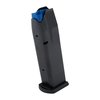 CZ 75B 9MM MAGAZINES från MEC-GAR är tillverkade av certifierad kolstål, TIG-svetsade och värmebehandlade för hållbarhet, med kapacitet på 17 ronder.