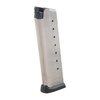 MEC-GAR 1911 45ACP magasin erbjuder expertkvalitet och pålitlig funktion, tillverkad av certifierat kolstål med en rostfri nickelfinish för ökad hållbarhet.