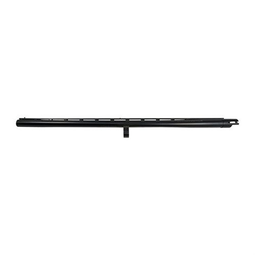 MOSSBERG Matte Blue, Vent Rib, Ported, Bead, 12 Gauge 28" Accu-Mag erbjuder överlägsen precision och pålitlighet för skytte, perfekt för både jakt och sport.