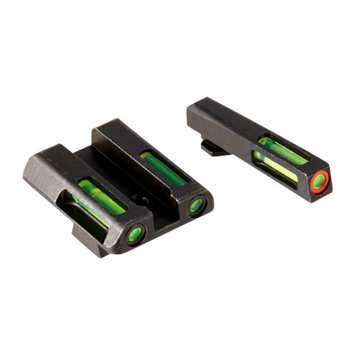 HIVIZ LiteWave H3™ siktset erbjuder överlägsen synlighet med gröna och orange detaljer, perfekt för alla ljusförhållanden och snabb målinriktning.