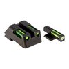 HIVIZ LiteWave H3™ med grön och orange ring erbjuder exceptionell sikt i alla ljusförhållanden, med hållbara stålkomponenter och intuitiv 3-dot design.