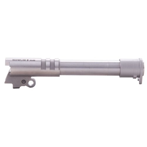 Nu kan du enkelt förbättra din 1911 Auto med Nowlins ECM Match-Grade Barrel, som har förmonterade delar för ökad noggrannhet och minimal justering vid installation.