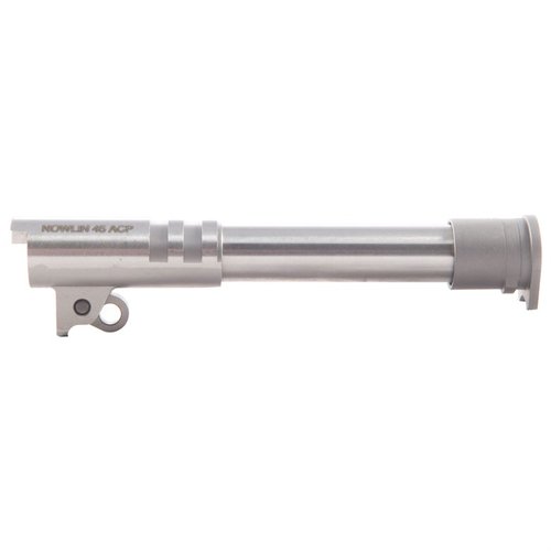 Installera Nowlins ECM Match-Grade Barrel enkelt i din 1911 Auto för ökad noggrannhet med förmonterad rostfri bushing, barrel link och pin.