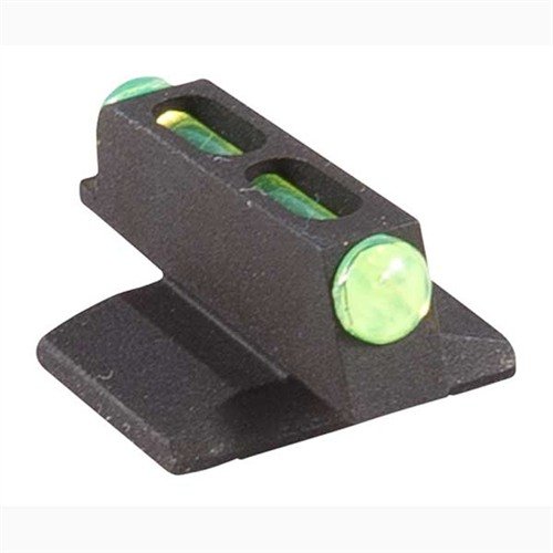 FIBER OPTIC FRONT SIGHT GREEN ger en stark ljusglöd som syns i mörker, perfekt för snabba mål. Anpassa ditt sikte med separata fram- och baksikten.