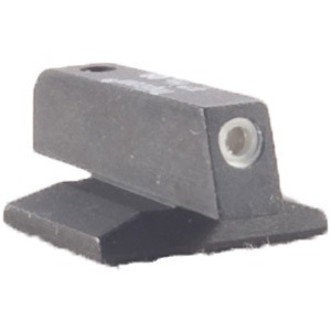 Novak SEMI-AUTO TRITIUM DOVETAIL FRAMFRONT SIGHT erbjuder starka, lättbytta sikten med en lysande Tritium-prick för bättre sikte i svagt ljus.