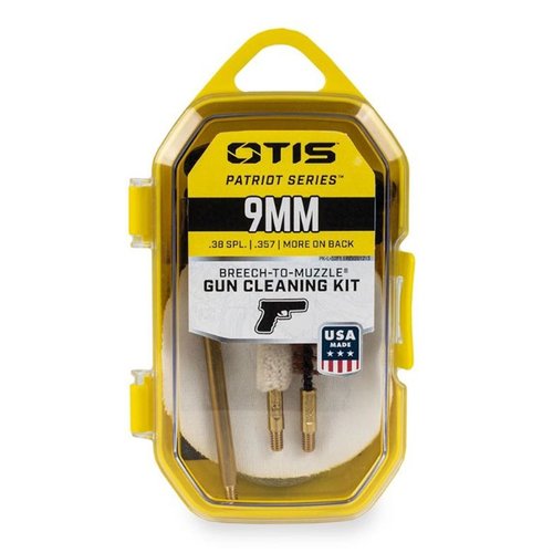 PATRIOT Series Pistol Kit från Otis erbjuder allt du behöver för att rengöra ditt vapen effektivt från Breech-to-Muzzle®, inklusive högkvalitativa borstar och kablar.