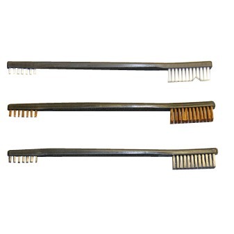 Håll dina vapen väl underhållna med Otis All-Purpose Receiver Brushes, perfekta för att skonsamt rengöra kol, krut och rester utan skador.