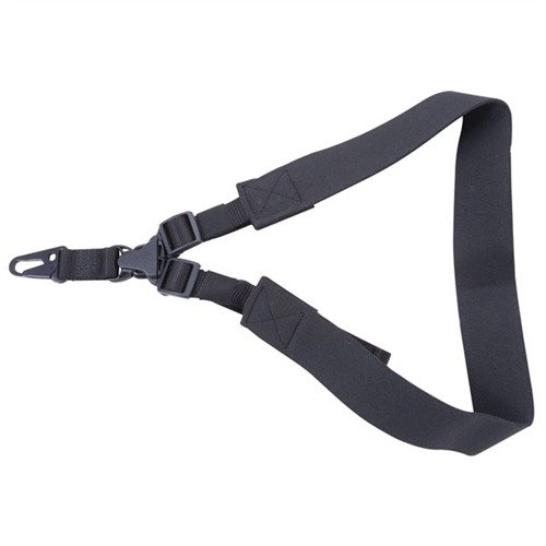 A-TAC single-point sling erbjuder hållbarhet, snabb justering och bekväm bärning för smidiga övergångar till skjutställning med mil-spec material.
