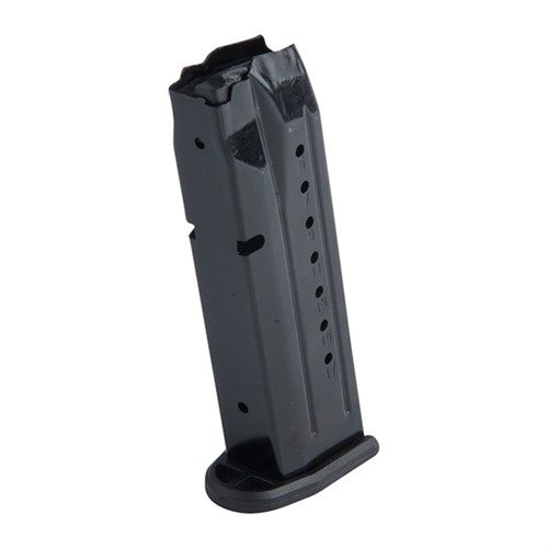 S&W 9MM MAGAZINES från PRO MAG erbjuder hållbarhet och styrka med högkvalitativa stål kroppar och slitstarka polymerkomponenter, perfekta för tuffa förhållanden.