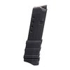 Öka din skjutningstid med PRO MAG:s polymermagasin för Glock G43, hållbara och starka med en kapacitet på upp till 50 skott för optimal träning.