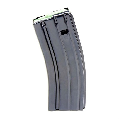 Denna AR-15 Steel Magazine är tillverkad av värmebehandlad kolstål, vilket ger överlägsen hållbarhet och rostskydd, perfekt för alla dina skyttebehov.