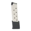 .45 ACP 1911 Government Model magasin med 8, 10 eller 15 skott, av värmebehandlad kolstål med svart oxid eller nickelplätering, tillverkad i USA.