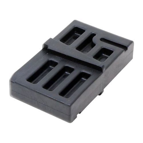 AR .308 Magazine Well Vise Block ger en säker och stabil arbetsyta för installation och rengöring av AR-stil .308 gevär, tillverkad av hållbar polymer.