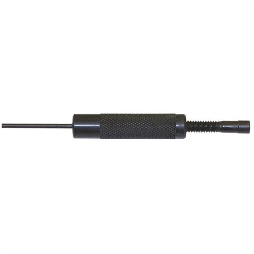 Denna praktiska COMBINATION TOOL för GLOCK® gör det enkelt att byta framsikten med ett 3/32" (2.3mm) stålverktyg och ett halkfritt grepp.