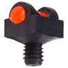 EXPERT FIBER OPTIC SHOTGUN SIGHT ger en ljus och iögonfallande sikte för ribbor, lätt att installera med sina axlar och passar perfekt med 3-56 eller 6-48 gängor.