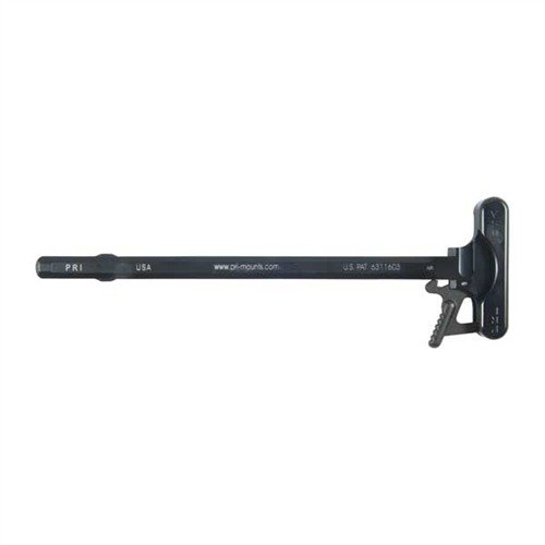 308 AR Gas Buster Charging Handle har en extra tjock handtag med gasdeflektionsspår för att skydda skytten från gasblowback och snabba jam-rensningar.