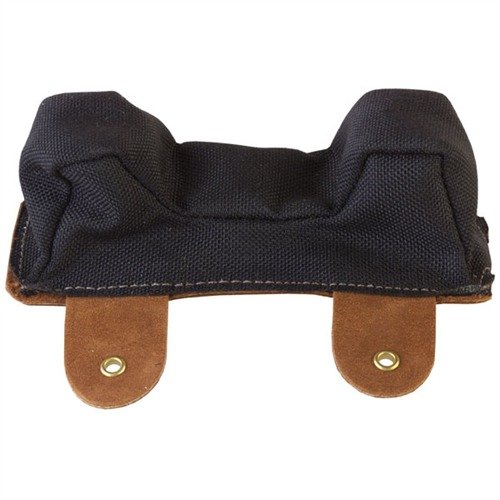 NO. 2 & 2C Regular Owl Ear Front Bags i smidigt läder ger stabilitet och fri rörelse vid rekyl, perfekt för varmint gevär med bred öronavstånd.