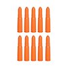 SAF-T-TRAINERS dummy rounds i orange plast ger en tydlig skillnad i känsla och färg, vilket förhindrar förväxling med skarpa patroner vid träning.