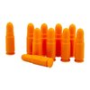 SAF-T-TRAINERS dummy rounds i orange plast säkerställer att du inte förväxlar dem med skarpa patroner, perfekta för träning och omedelbar åtgärd.