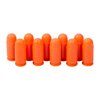 SAF-T-TRAINERS dummy rounds i orange plast ger tydlig skillnad från skarpa patroner, perfekt för träning och omedelbar åtgärd utan vikt och balansförvirring.