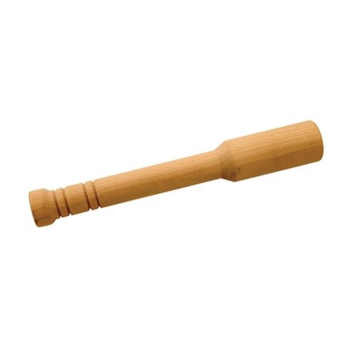 Skydda dina bullet moulds med RCBS trä-mallet. Undvik skador från metallverktyg och säkert tapp ut dina gjutna blykulor med detta praktiska verktyg.