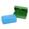 MTM CASE-GARD ammo box är tillverkad av hållbar polypropylene, har en mekanisk gångjärn med 25 års garanti och skyddar innehållet med Snap-Lock-lås.