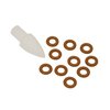 O-RING REPLACEMENT KITS från Sinclair International innehåller tre storlekar O-ringar och ett installationsverktyg, vilket gör det enkelt att byta ut slitna O-ringar.