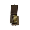 MTM CASE-GARD ammo box är tillverkad av hållbar polypropylene, har en mekanisk gångjärn med 25 års garanti och skyddar innehållet med Snap-Lock-lås.