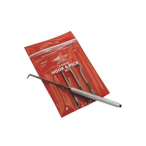 Detta 5-delade verktygsset är perfekt för att installera fjädrar, byta O-ringar och hämta delar i trånga utrymmen, med en kraftfull magnet och olika spetsar.