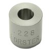 Forster Bushing Bump Neck Sizing Bushings är designade för Precision Plus Bushing Bump Dies, tillverkade med cryogenisk behandling för ökad hållbarhet och precision.