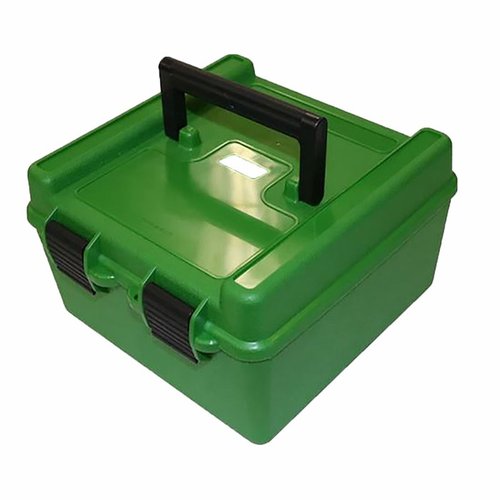Håll ordning på din ammunition med MTM CASE-GARDs 100 patroners låda. 💚 Skydda och transportera enkelt dina kulor med stil och säkerhet!