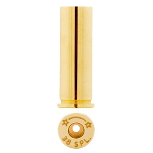 Starline 38 SPECIAL BRASS är av högsta kvalitet och populärt bland toppskyttar. Förpackad i 100 stycken, perfekt för precision och pålitlighet.
