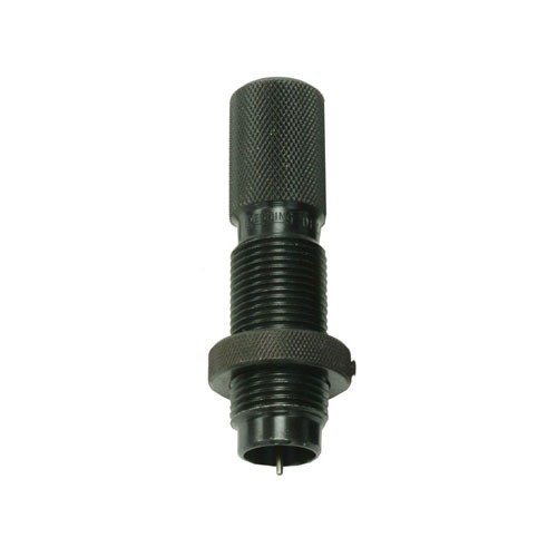 Redding Large Decapping Die gör det enkelt att deprimer och rengöra hylsor före sizing, med kapacitet för olika kalibrar och längder upp till 3 tum.