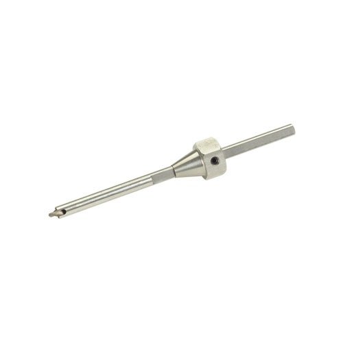 GEN II Universal Flashhole Deburring Tool är tillverkad i rostfritt stål, har chip clearance slots och ger en perfekt avgradning av flashhålet på nya hylsor.