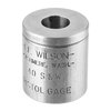 WILSON PISTOL MAX CASE GAGES säkerställer korrekt dimensionering av dina hylsor, mäter headspace och förhindrar överstorlek vid omladdning.