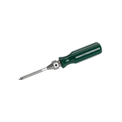 Den nya GEN II Universal Flashhole Deburring Tool från Sinclair International har rostfritt stål, chipavskärmningsslitsar och en bekväm handtag för effektiv avgradning.