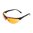 PYRAMEX SAFETY PRODUCTS AMBER BLUE/BRONZE/CLEAR/ORANGE PYRAMEX SHOOTING GLASSES BLK