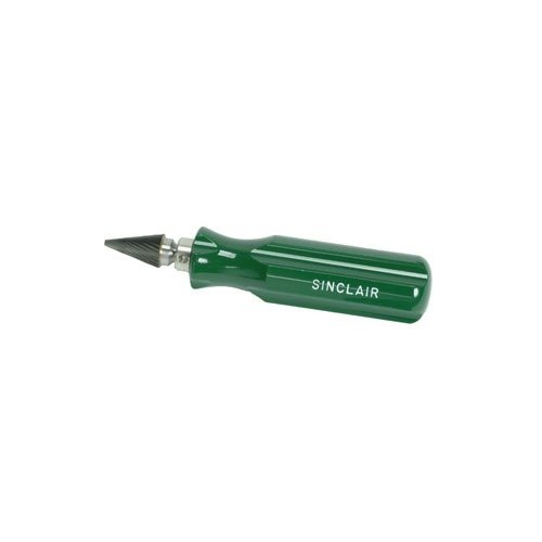 SINCLAIR CARBIDE VLD CASE MOUTH CHAMFERING TOOL har en avtagbar 28-graders carbide cutter och är perfekt för förberedelse av hylsor för VLD och flat base kulor.