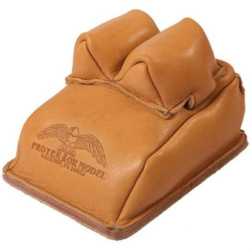 Dessa low profile bunny ear rear bags har tjocka bottnar och är helt i läder, 1 tum kortare för att passa standarddesigns. Fylls med sand.